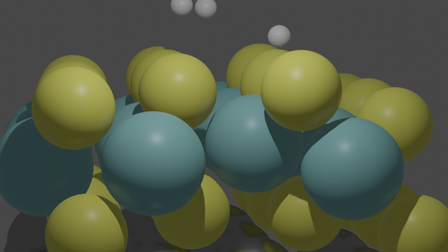Publication graphic for The Effects of Polymorphism and Lithium Intercalation on the Hydrogen Evolution Reaction for the Basal Planes of MoS2